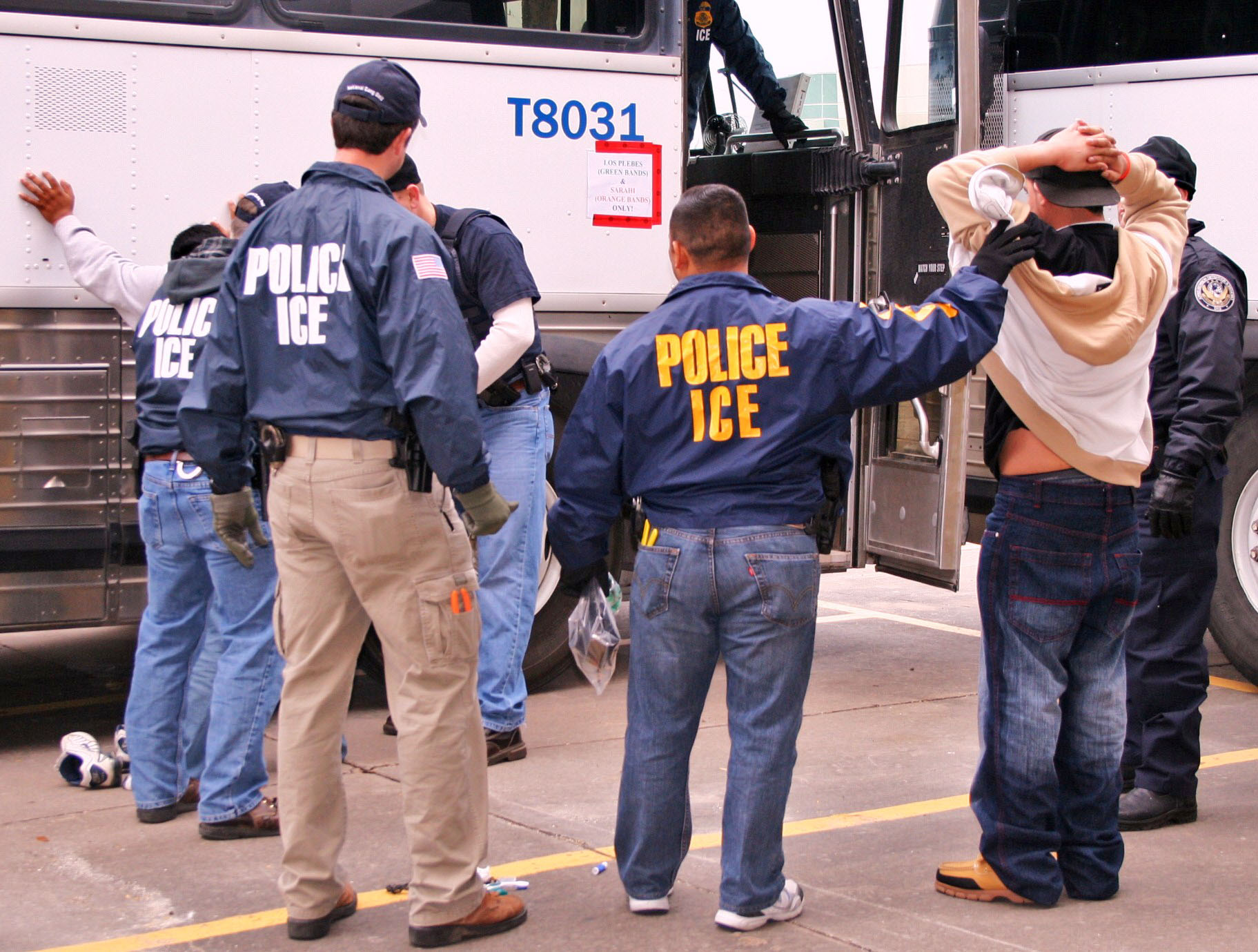 Immigration enforcement at work